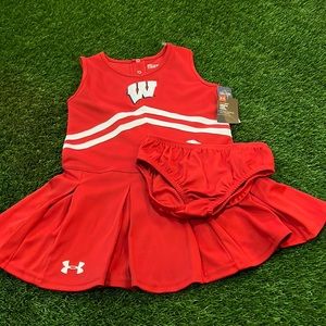 Under Armour Wisconsin Badger Cheer outfit